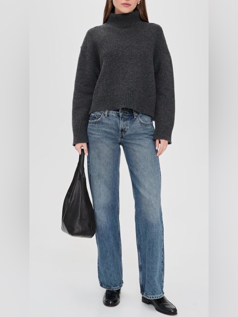 Levi's Straight-Leg Jeans in Medium Blue Wash